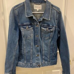 Vince Camuto Blue Jean Jacket Classic Style